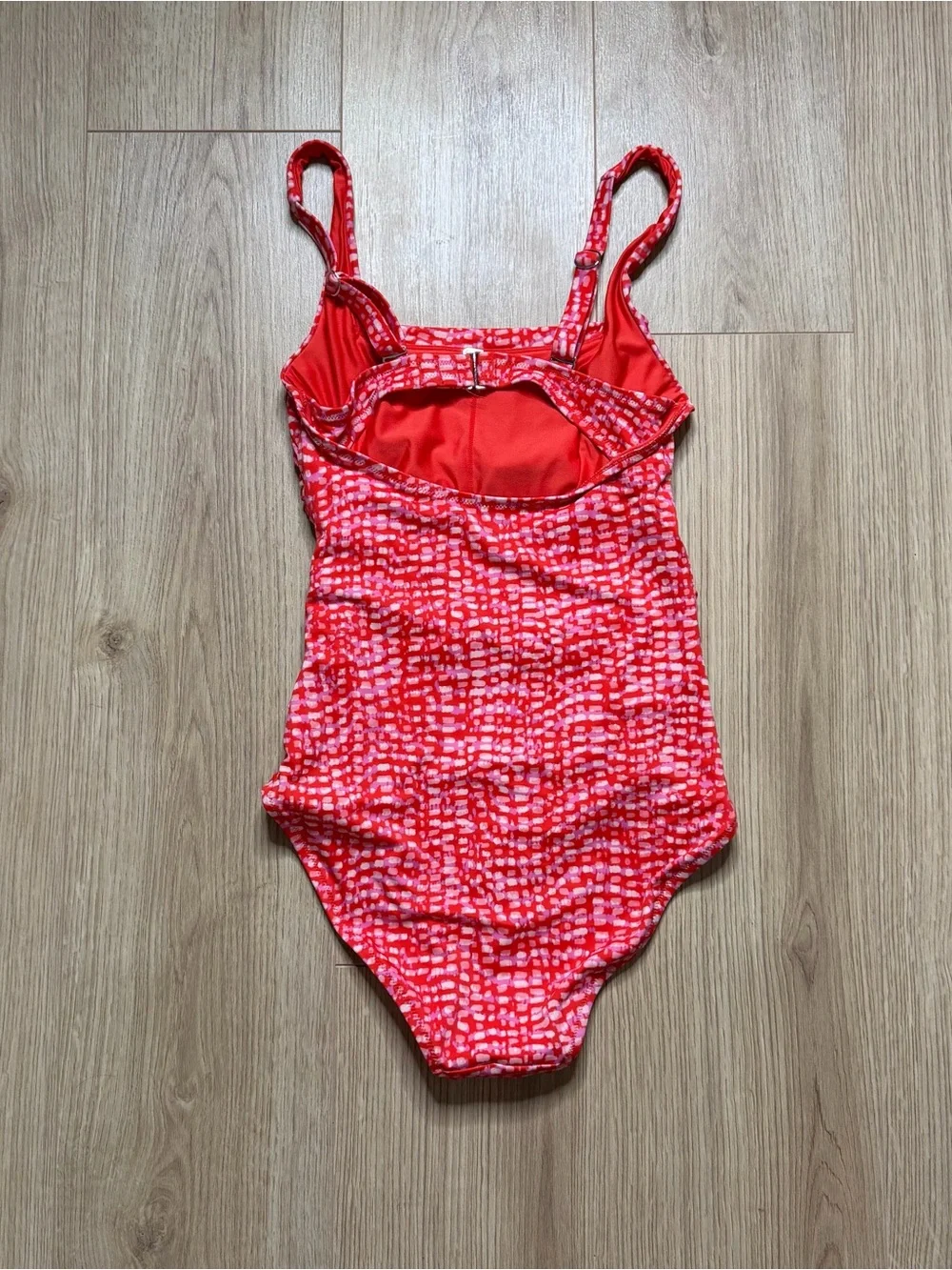 Athleta Square Neck One-Piece Swimsuit Size Small